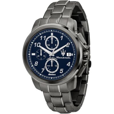 Maserati, Armbanduhr, Successo Solar Limited Edition Analoge Herrenuhr mit Sonnenfunktion, Grau, (Analoguhr, 44 mm) Maserati, Armbanduhr, Successo Solar Limited Edition Analoge Herrenuhr mit Sonnenfunktion, Grau, (Analoguhr, 44 mm)