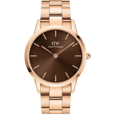 Daniel Wellington, Armbanduhr, Iconic Link Amber (40 mm), Rosa, (Analoguhr, 40 mm) Daniel Wellington, Armbanduhr, Iconic Link Amber (40 mm), Rosa, (Analoguhr, 40 mm)