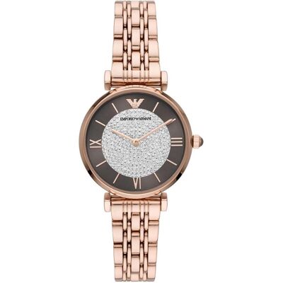 Giorgio Armani Emporio Armani, Armbanduhr, Gianni T-Bar, Rosa, (Analoguhr, 32 mm) Giorgio Armani Emporio Armani, Armbanduhr, Gianni T-Bar, Rosa, (Analoguhr, 32 mm)
