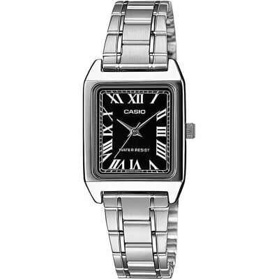 Casio Armbanduhr, LTP-V007D-1B, Silber, Schwarz, (Analoguhr, 22 mm) Casio Armbanduhr, LTP-V007D-1B, Silber, Schwarz, (Analoguhr, 22 mm)