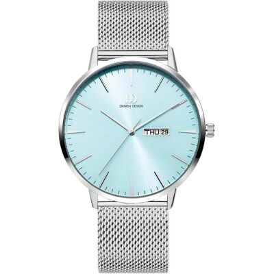 Danish Design, Armbanduhr, Dänisches Design Tidlã¸s Akilia Day/Datum Husky Blue Mesh IQ69Q1267, Blau, (Analoguhr, 41 mm) Danish Design, Armbanduhr, Dänisches Design Tidlã¸s Akilia Day/Datum Husky Blue Mesh IQ69Q1267, Blau, (Analoguhr, 41 mm)