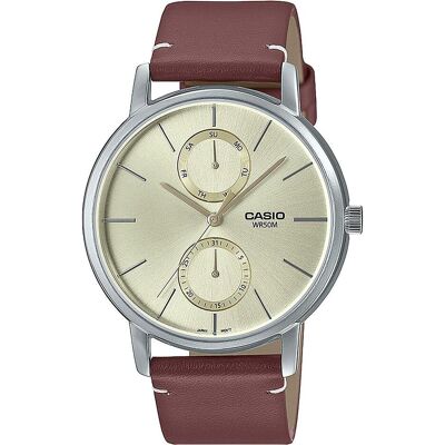 Casio Armbanduhr, MTP-E340D-1AV, Braun, (Analoguhr, 41 mm) Casio Armbanduhr, MTP-E340D-1AV, Braun, (Analoguhr, 41 mm)