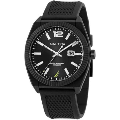 Nautica, Armbanduhr, Plage du Pacifique, Schwarz, (Chronograph, 41 mm) Nautica, Armbanduhr, Plage du Pacifique, Schwarz, (Chronograph, 41 mm)