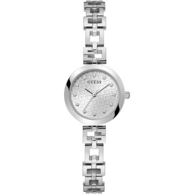 Guess Armbanduhr, Damenuhr, Silber, (Analoguhr, 26 mm) Guess Armbanduhr, Damenuhr, Silber, (Analoguhr, 26 mm)