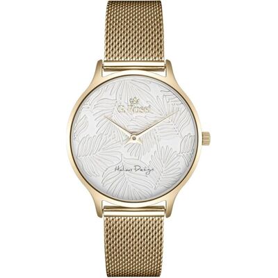 Gino Rossi, Armbanduhr, watch G. Rossi women's watch MIRI 12516B-3D1, Gold, Silber, (Analoguhr) Gino Rossi, Armbanduhr, watch G. Rossi women's watch MIRI 12516B-3D1, Gold, Silber, (Analoguhr)