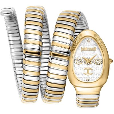 Just Cavalli, Armbanduhr, Signature Snake Cosenza - JC1L232M0055, Silber, (22 mm) Just Cavalli, Armbanduhr, Signature Snake Cosenza - JC1L232M0055, Silber, (22 mm)