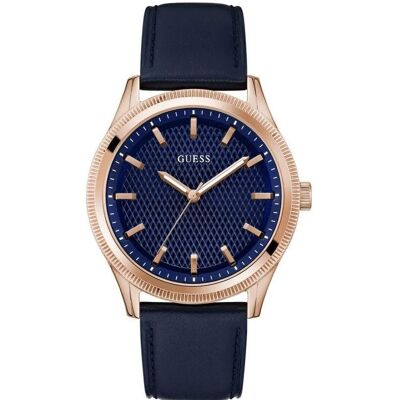 Guess Armbanduhr, Herrenuhr Dex GW0846G2 + Box, Blau, Weiss, Schwarz, Kupfer, (Analoguhr, Chronograph, 44 mm) Guess Armbanduhr, Herrenuhr Dex GW0846G2 + Box, Blau, Weiss, Schwarz, Kupfer, (Analoguhr, Chronograph, 44 mm)