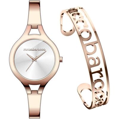 Roccobarocco, Armbanduhr, Rocco Barocco RB.2216S-04M Damenuhr und Armreif Set Roccobarocco, Armbanduhr, Rocco Barocco RB.2216S-04M Damenuhr und Armreif Set