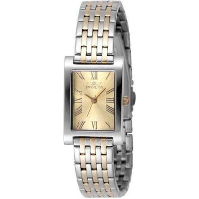 Invicta, Armbanduhr, Lady Analog Quartz Watch with Stainless Steel Strap 48143, Gold, (Analoguhr, 36 mm) Invicta, Armbanduhr, Lady Analog Quartz Watch with Stainless Steel Strap 48143, Gold, (Analoguhr, 36 mm)