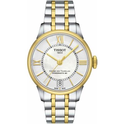 Tissot, Armbanduhr, Chemin Des Tourelles Automatic Lady, Grau, (Analoguhr, Swiss Made, 32 mm) Tissot, Armbanduhr, Chemin Des Tourelles Automatic Lady, Grau, (Analoguhr, Swiss Made, 32 mm)