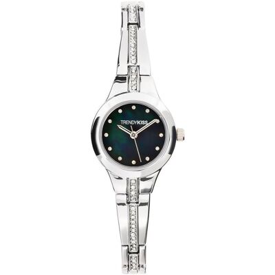 TrendyKiss, Armbanduhr, Dameshorloge analoog kwarts met metalen armband TM1018004 Zwart Klassiek, Schwarz, (Analoguhr, 38 mm) TrendyKiss, Armbanduhr, Dameshorloge analoog kwarts met metalen armband TM1018004 Zwart Klassiek, Schwarz, (Analoguhr, 38 mm)