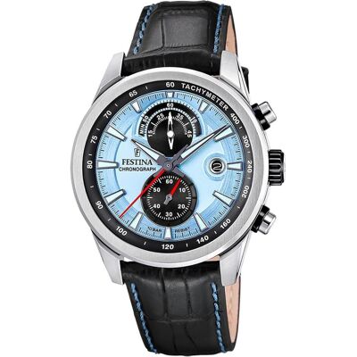 Festina, Armbanduhr, F20695/2 Herrenuhr Timeless Chronograph 44mm 10ATM, Silber, (Chronograph) Festina, Armbanduhr, F20695/2 Herrenuhr Timeless Chronograph 44mm 10ATM, Silber, (Chronograph)