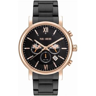 Paul Lorens, Armbanduhr, Zegarek Zegarek męski MODERO PL20017B-1A4, Orange, Schwarz, Kupfer, (Chronograph, 44 mm) Paul Lorens, Armbanduhr, Zegarek Zegarek męski MODERO PL20017B-1A4, Orange, Schwarz, Kupfer, (Chronograph, 44 mm)
