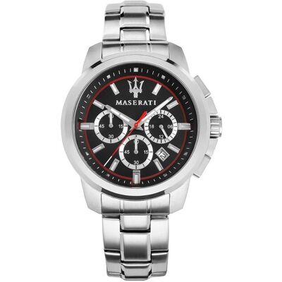 Maserati, Armbanduhr, Successo, Gold, Rosa, Türkis, Silber, (Analoguhr, Chronograph, 44 mm) Maserati, Armbanduhr, Successo, Gold, Rosa, Türkis, Silber, (Analoguhr, Chronograph, 44 mm)
