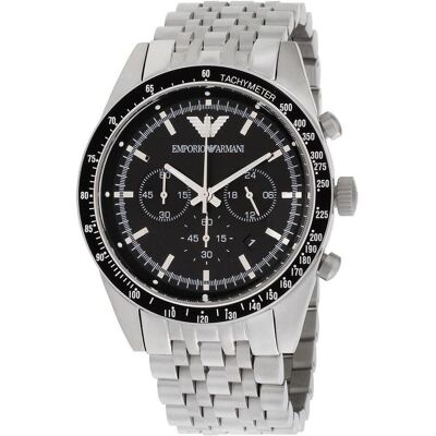 Giorgio Armani Emporio Armani, Armbanduhr, AR5988, Silber, (Chronograph, 42 mm) Giorgio Armani Emporio Armani, Armbanduhr, AR5988, Silber, (Chronograph, 42 mm)