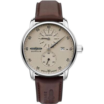 Zeppelin, Armbanduhr, 8622-5 New Captains Line Automatik 43mm 5ATM, Silber, (Digitaluhr, 43 mm) Zeppelin, Armbanduhr, 8622-5 New Captains Line Automatik 43mm 5ATM, Silber, (Digitaluhr, 43 mm)