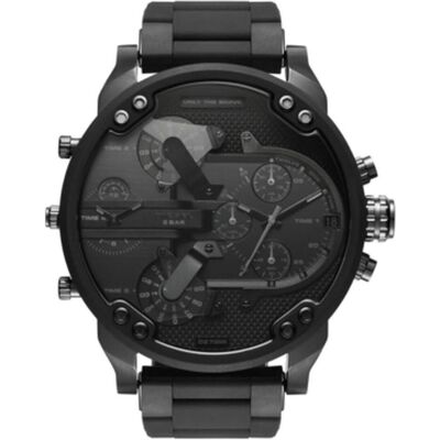 Diesel Armbanduhr, Mr. Daddy, Schwarz, (Chronograph, 57 mm) Diesel Armbanduhr, Mr. Daddy, Schwarz, (Chronograph, 57 mm)