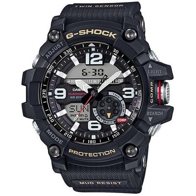 Casio Armbanduhr, Maestro della G, Schwarz, (Chronograph, Digitaluhr, Funkuhr, Sportuhr, 55 mm) Casio Armbanduhr, Maestro della G, Schwarz, (Chronograph, Digitaluhr, Funkuhr, Sportuhr, 55 mm)