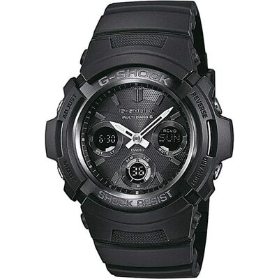 Casio Armbanduhr, AWG-M100B-1AER, Schwarz, (Chronograph, 46 mm) Casio Armbanduhr, AWG-M100B-1AER, Schwarz, (Chronograph, 46 mm)