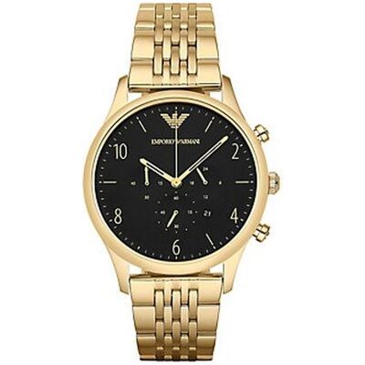 Giorgio Armani Exchange, Armbanduhr, Herren-Emporio-Chronograph AR1893, Gold, (Chronograph, 42 mm) Giorgio Armani Exchange, Armbanduhr, Herren-Emporio-Chronograph AR1893, Gold, (Chronograph, 42 mm)