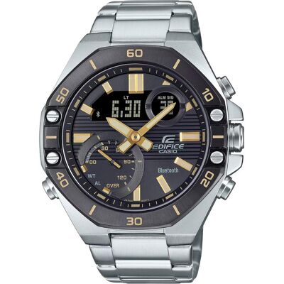Casio Armbanduhr, Edifice ECB-10DB-1A9EF New Color Collection, Silber, (Chronograph, 48 mm) Casio Armbanduhr, Edifice ECB-10DB-1A9EF New Color Collection, Silber, (Chronograph, 48 mm)