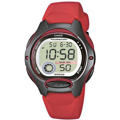 Casio Armbanduhr, Lw-200-4avef, Schwarz, Rot, (Digitaluhr, 34.90 mm) Casio Armbanduhr, Lw-200-4avef, Schwarz, Rot, (Digitaluhr, 34.90 mm)