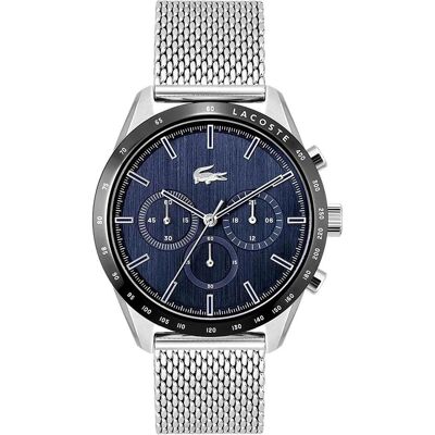 Lacoste, Armbanduhr, Boston, Silber, (Chronograph, 42 mm) Lacoste, Armbanduhr, Boston, Silber, (Chronograph, 42 mm)