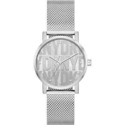 DKNY, Armbanduhr, Soho, Silber, (Analoguhr, 34 mm) DKNY, Armbanduhr, Soho, Silber, (Analoguhr, 34 mm)