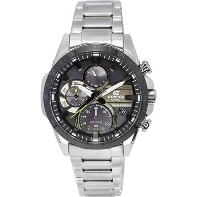Casio Armbanduhr, Cronografo Analogico Edifice con Collegamento Smartphone e Alimentazione Solare, Silber, (Analoguhr, Chronograph) Casio Armbanduhr, Cronografo Analogico Edifice con Collegamento Smartphone e Alimentazione Solare, Silber, (Analoguhr, Chronograph)