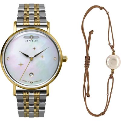 Zeppelin, Armbanduhr, 7131M5, Gold, (Analoguhr, 36 mm) Zeppelin, Armbanduhr, 7131M5, Gold, (Analoguhr, 36 mm)
