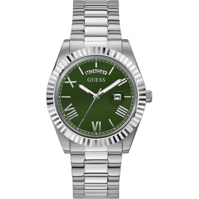 Guess Armbanduhr, Laikrodis Watches GENTS GW0265G10, Grün, (Analoguhr, 42 mm) Guess Armbanduhr, Laikrodis Watches GENTS GW0265G10, Grün, (Analoguhr, 42 mm)