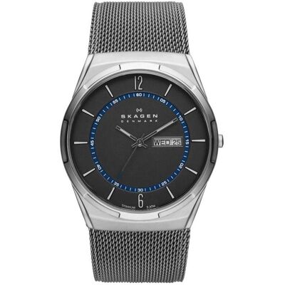 Skagen, Armbanduhr, Melbye, Grau, (Analoguhr, 40 mm) Skagen, Armbanduhr, Melbye, Grau, (Analoguhr, 40 mm)