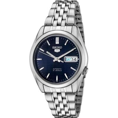 Seiko Armbanduhr, 5 - SNK357K1, Blau, Silber, (Analoguhr, 37 mm) Seiko Armbanduhr, 5 - SNK357K1, Blau, Silber, (Analoguhr, 37 mm)