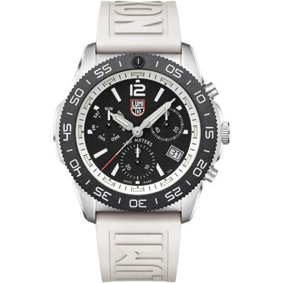 Luminox, Armbanduhr, Pacific Diver, Silber, Schwarz, (Chronograph, Lünette drehbar links, Swiss Made, 44 mm) Luminox, Armbanduhr, Pacific Diver, Silber, Schwarz, (Chronograph, Lünette drehbar links, Swiss Made, 44 mm)