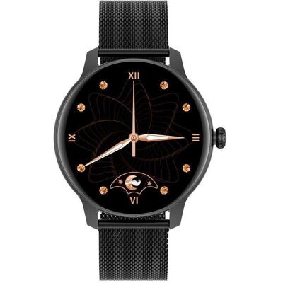Gino Rossi, Armbanduhr, G. Rossi WOMEN'S SMART WATCH G. Rossi SW020-2 - PRESSURE GAUGE, PULSE OXIMETER (zg338b), Schwarz Gino Rossi, Armbanduhr, G. Rossi WOMEN'S SMART WATCH G. Rossi SW020-2 - PRESSURE GAUGE, PULSE OXIMETER (zg338b), Schwarz