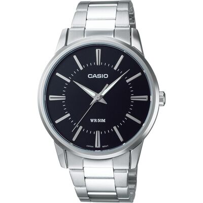 Casio Armbanduhr, Collection - MTP-1303PD-1A, Silber, Schwarz, (Analoguhr, 40 mm) Casio Armbanduhr, Collection - MTP-1303PD-1A, Silber, Schwarz, (Analoguhr, 40 mm)