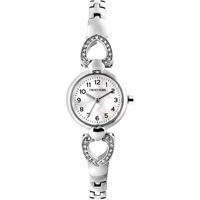 TrendyKiss, Armbanduhr, Ladies watch analogue quartz with metal bracelet TM1017603 silver Classic Silver Classic, Silber, (Analoguhr) TrendyKiss, Armbanduhr, Ladies watch analogue quartz with metal bracelet TM1017603 silver Classic Silver Classic, Silber, (Analoguhr)