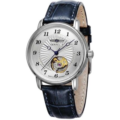 Zeppelin, Armbanduhr, 85671, Silber, Blau, Türkis, (Analoguhr, 36 mm) Zeppelin, Armbanduhr, 85671, Silber, Blau, Türkis, (Analoguhr, 36 mm)