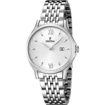 Festina, Armbanduhr, Klassik, Silber, (Analoguhr, 31 mm) Festina, Armbanduhr, Klassik, Silber, (Analoguhr, 31 mm)
