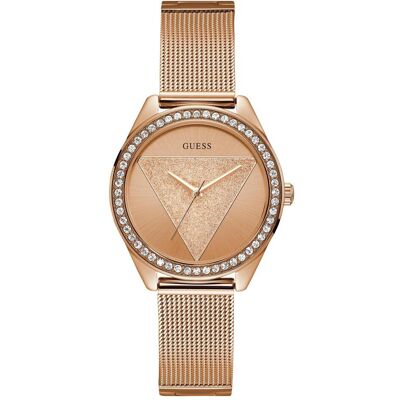 Guess Armbanduhr, Tri Glitz, Gold, (Analoguhr, 37 mm) Guess Armbanduhr, Tri Glitz, Gold, (Analoguhr, 37 mm)