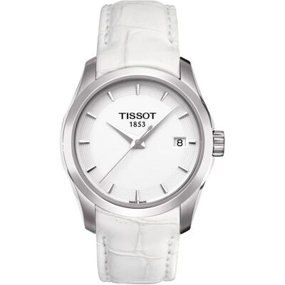 Tissot, Armbanduhr, Couturier Quartz Lady, Silber, (Analoguhr, Swiss Made, 32 mm) Tissot, Armbanduhr, Couturier Quartz Lady, Silber, (Analoguhr, Swiss Made, 32 mm)