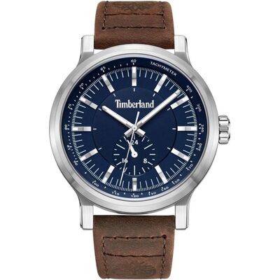 Timberland Armbanduhr, Discoll, Blau, Türkis, Silber, Braun, (Analoguhr, 46 mm) Timberland Armbanduhr, Discoll, Blau, Türkis, Silber, Braun, (Analoguhr, 46 mm)