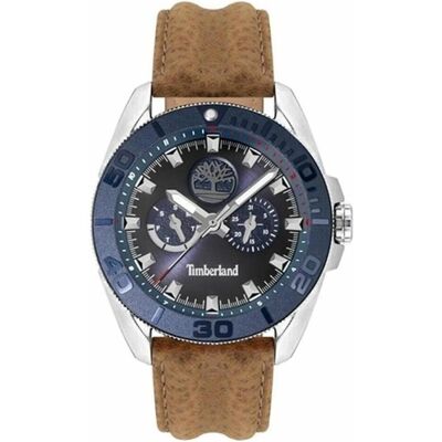 Timberland Armbanduhr, Men's Watch TDWGF2200903 (Ø 45 mm), Braun, Grau, Blau, (Analoguhr, 45 mm) Timberland Armbanduhr, Men's Watch TDWGF2200903 (Ø 45 mm), Braun, Grau, Blau, (Analoguhr, 45 mm)