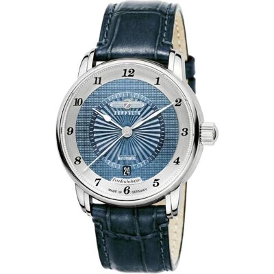 Zeppelin, Armbanduhr, Friedrichshafen 85563 Uhr 40mm, Silber, Blau, (Analoguhr) Zeppelin, Armbanduhr, Friedrichshafen 85563 Uhr 40mm, Silber, Blau, (Analoguhr)