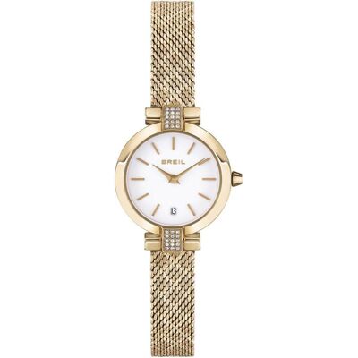 Breil, Armbanduhr, Soul TW1917, Gold, Weiss, (Analoguhr, 38 mm) Breil, Armbanduhr, Soul TW1917, Gold, Weiss, (Analoguhr, 38 mm)