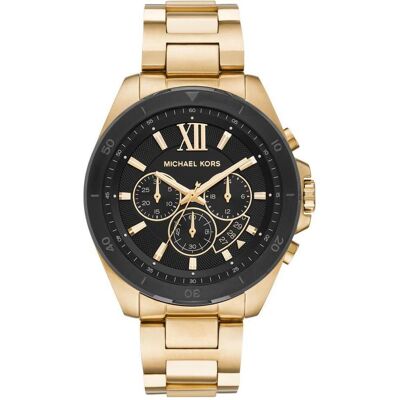 Michael Kors, Armbanduhr, Brecken, Gold, (Chronograph, 45 mm) Michael Kors, Armbanduhr, Brecken, Gold, (Chronograph, 45 mm)