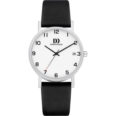 Danish Design, Armbanduhr, Dänisches Design Rhein NMBRS Silber Datum grosser IQ82Q1273, Silber, (Analoguhr, 39 mm) Danish Design, Armbanduhr, Dänisches Design Rhein NMBRS Silber Datum grosser IQ82Q1273, Silber, (Analoguhr, 39 mm)