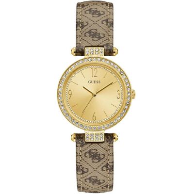 Guess Armbanduhr, Terrace, Gold, (Analoguhr, 32 mm) Guess Armbanduhr, Terrace, Gold, (Analoguhr, 32 mm)