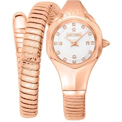Just Cavalli, Armbanduhr, Signature Snake Amalfi - JC1L270M0045, Gold, Silber, (Analoguhr, 22 mm) Just Cavalli, Armbanduhr, Signature Snake Amalfi - JC1L270M0045, Gold, Silber, (Analoguhr, 22 mm)