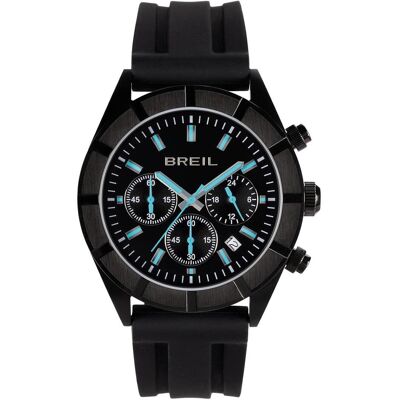 Breil, Armbanduhr, B 12 H, Schwarz, Grün, Silber, (Analoguhr, 42 mm) Breil, Armbanduhr, B 12 H, Schwarz, Grün, Silber, (Analoguhr, 42 mm)